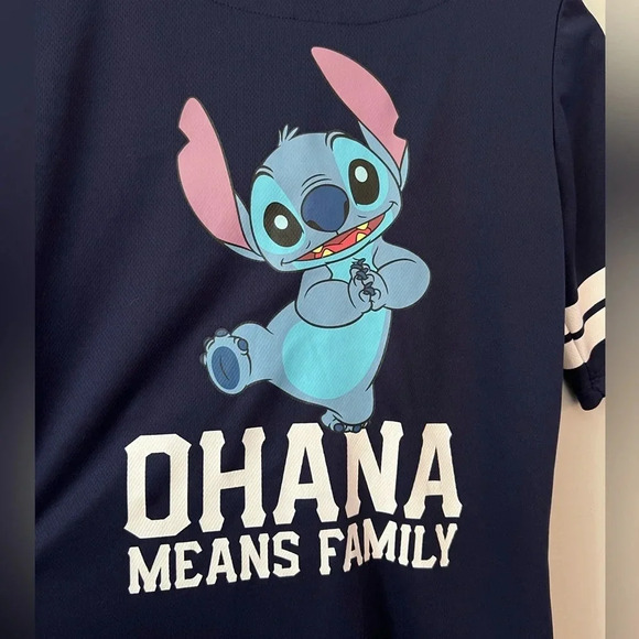 Disney Stitch Baseball Jersey Women’s  Size Small - Picture 3 of 4